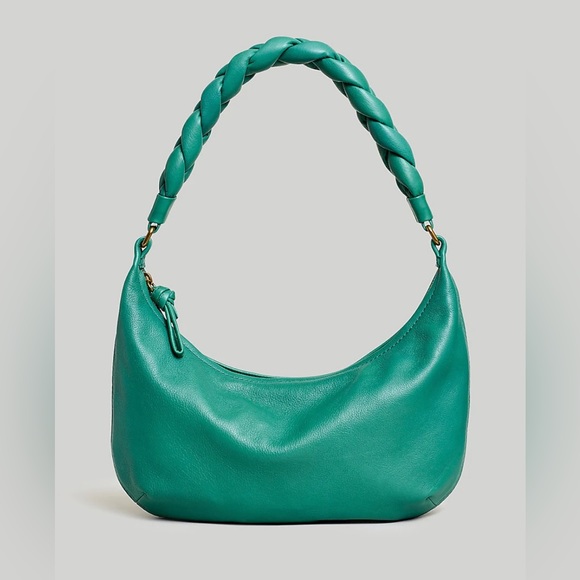 Madewell Handbags - Madewell The Piazza Small Slouch Shoulder Bag: Braided Strap Edition NWT